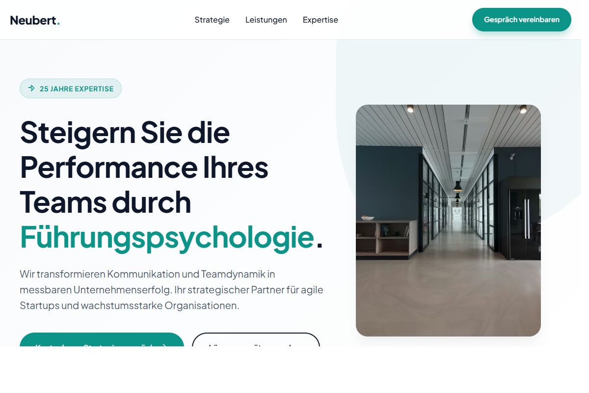AI Redesign for reneneubert.de/