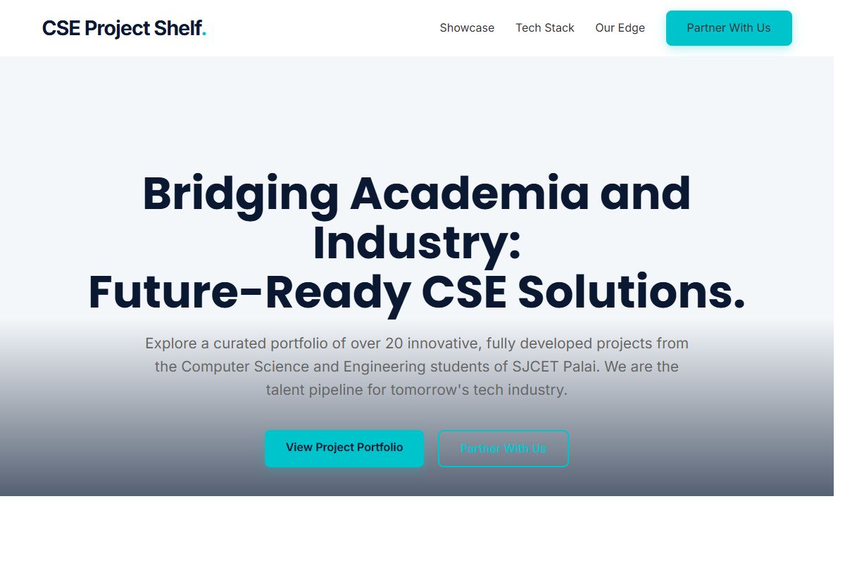 AI Redesign for project.sjcet.in/
