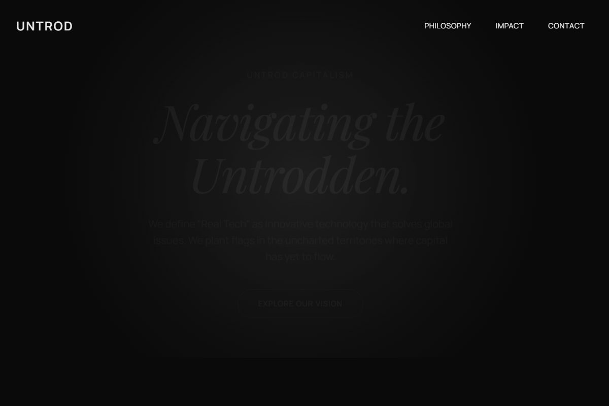 AI Redesign for untrod.inc/