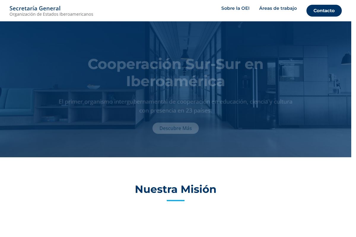 AI Redesign for oei.int/