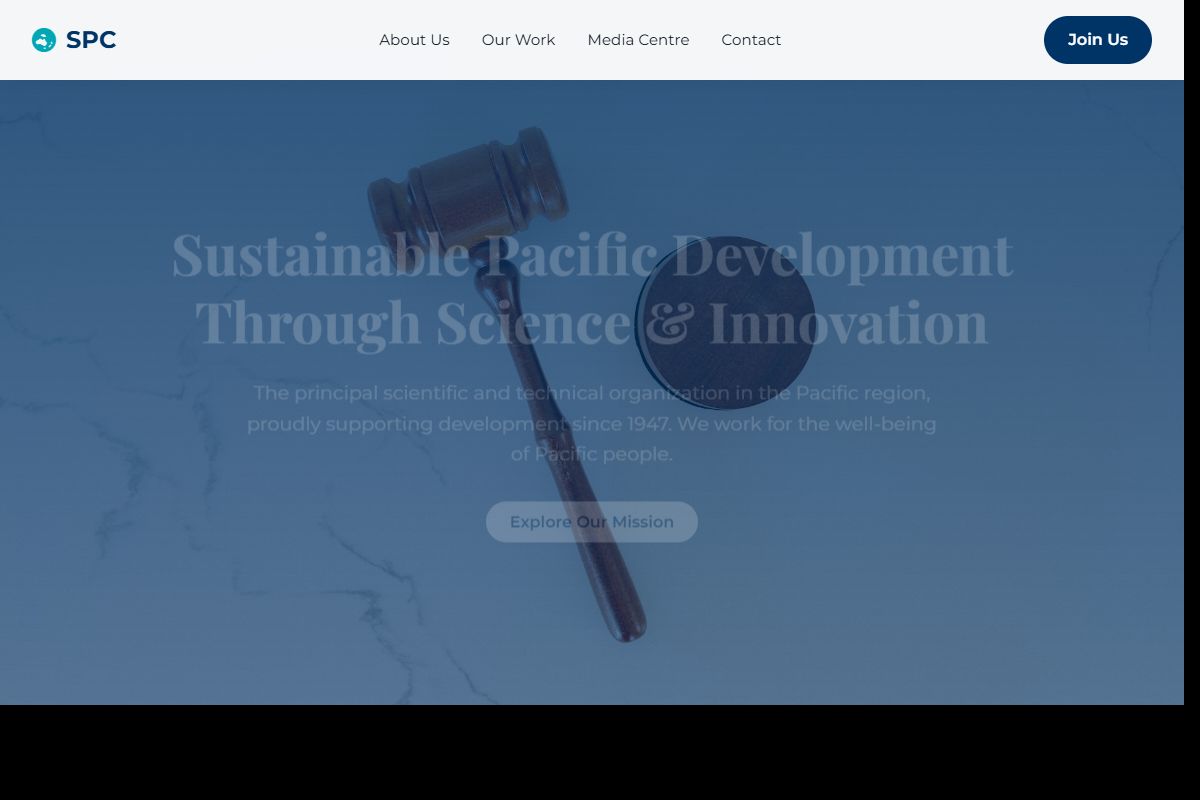 AI Redesign for spc.int/