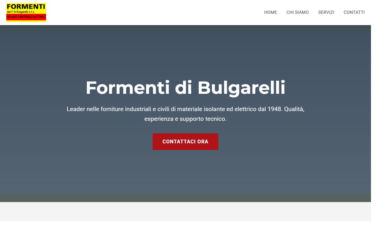 AI Redesign for formentidibulgarelli.it/