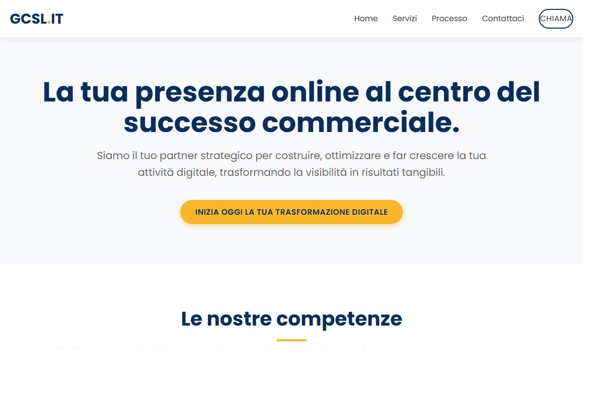 AI Redesign for ww.gcsl.it/