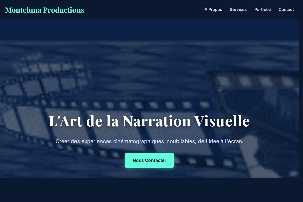 AI Redesign for montelunaproductions.net/