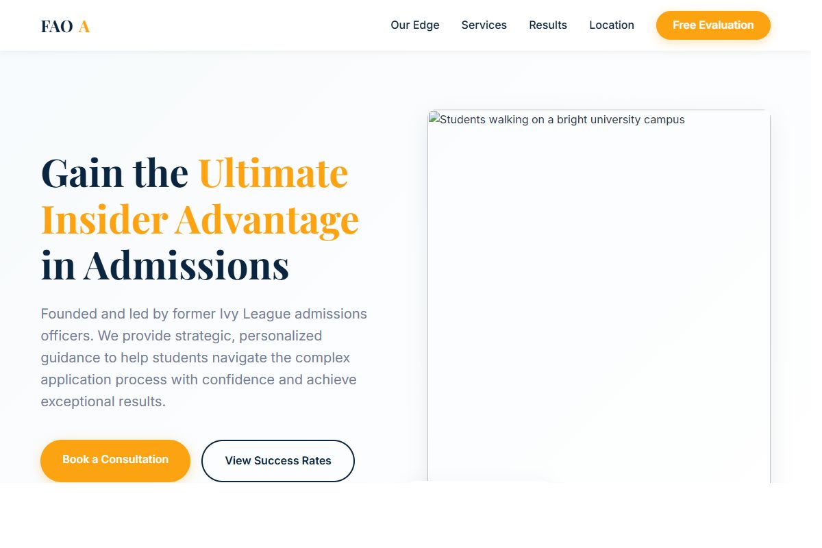 AI Redesign for faoaglobal.org/