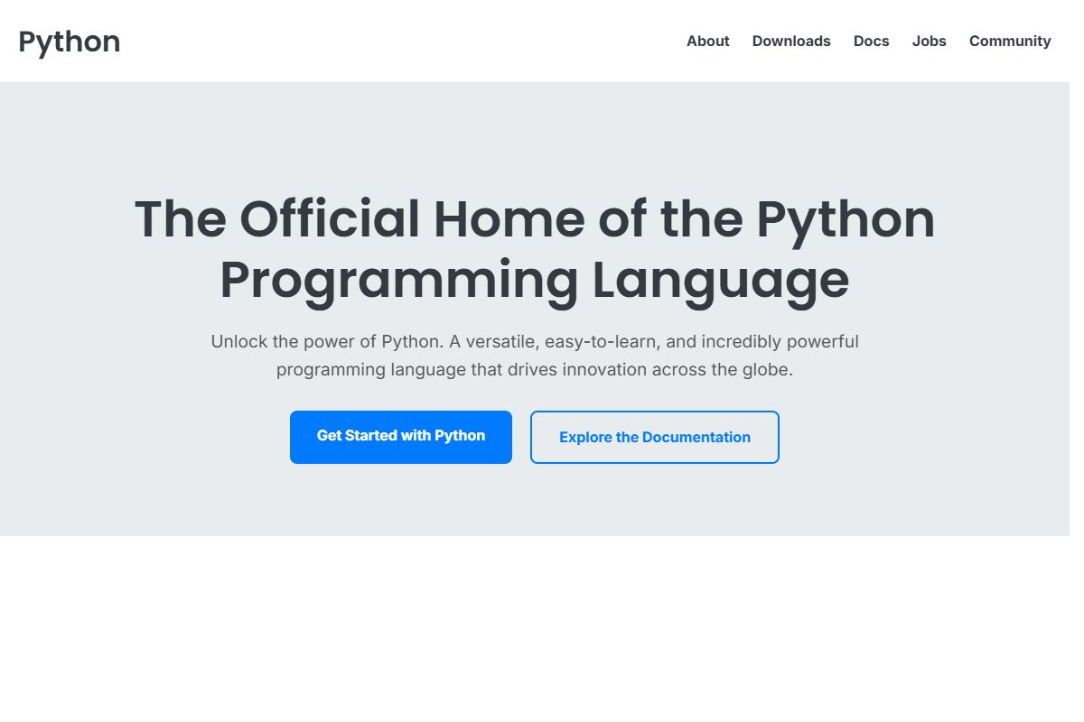 AI Redesign for python.org/