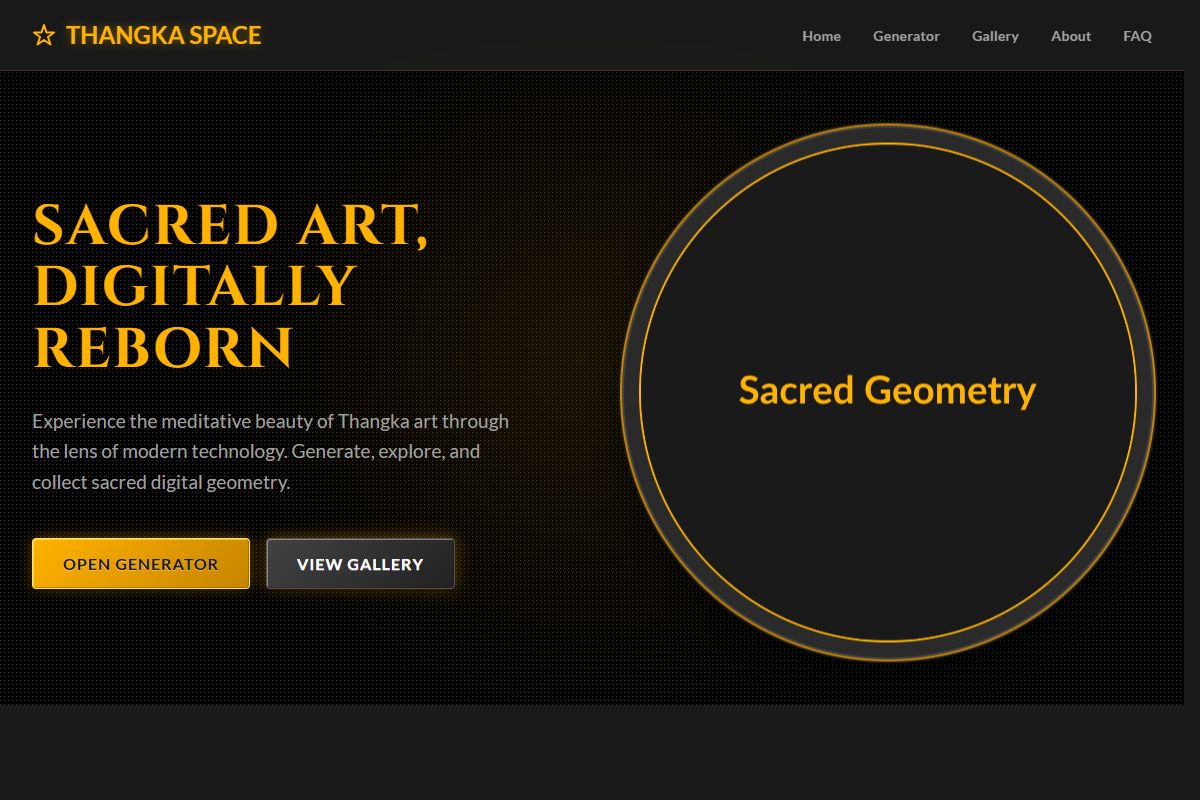 AI Redesign for thangka.space/