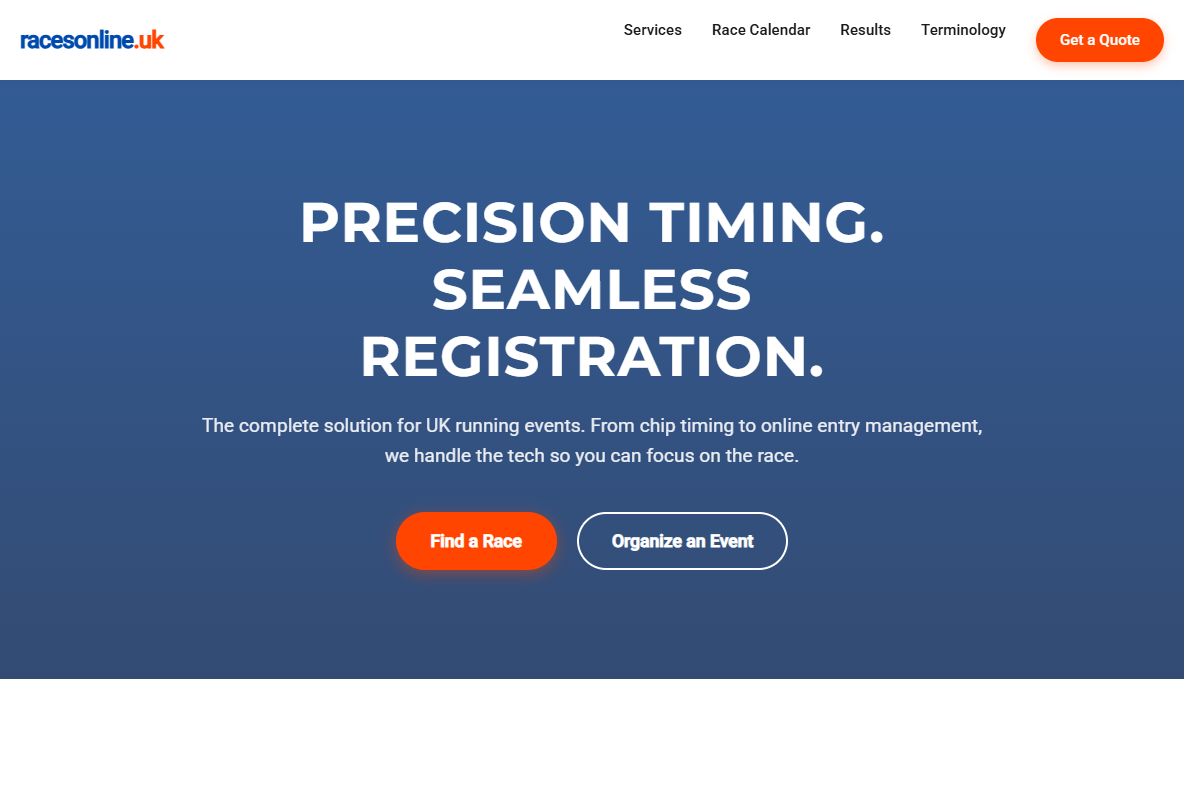 AI Redesign for racesonline.uk/